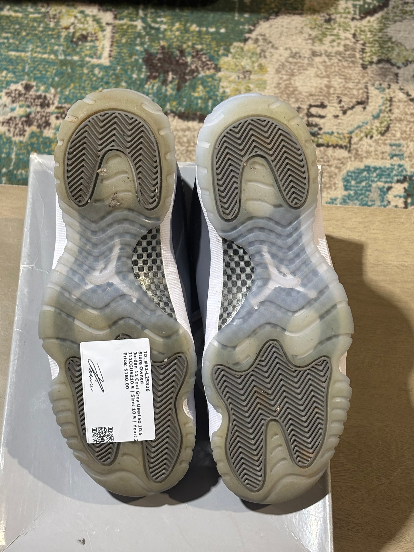 Jordan 11 Cool Grey Used Sz 10.5