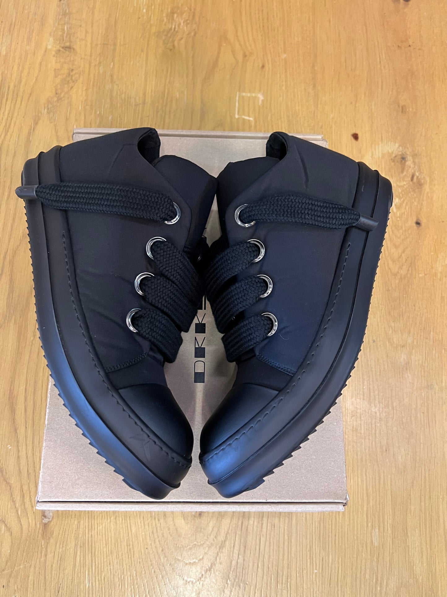 rick owens drkshdw jumbo lace black/black used
