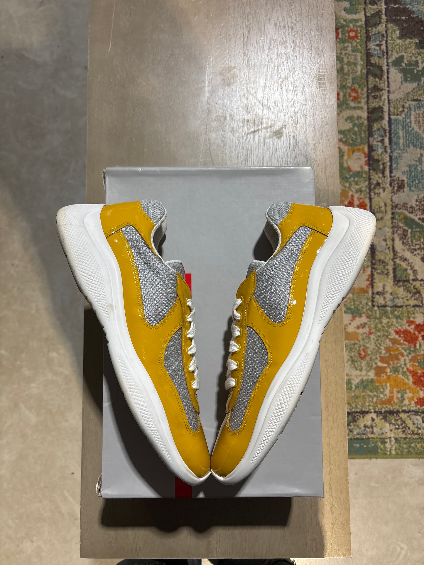 PRADA CUP YELLOW USED SZ 9.5