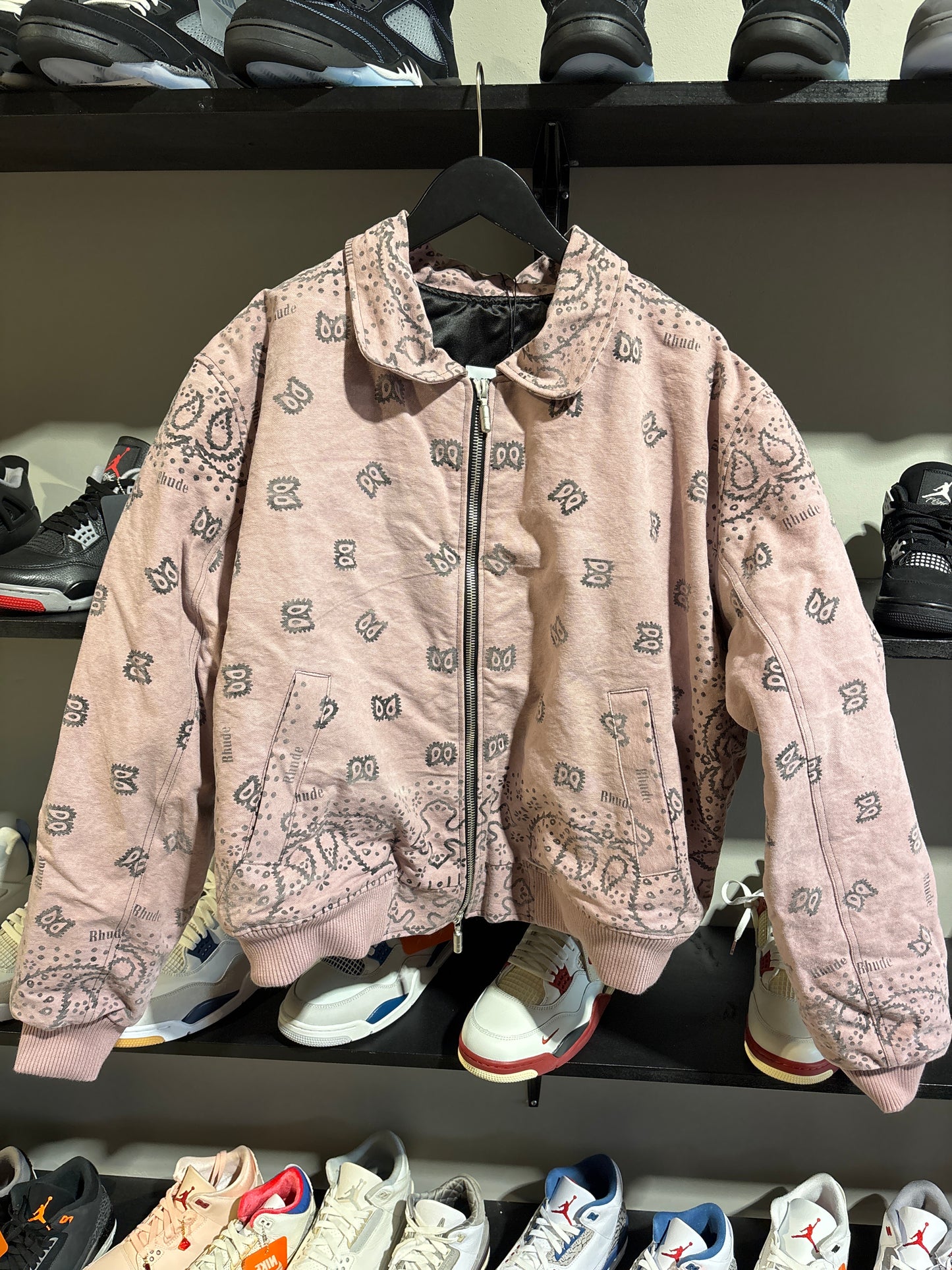 Rhude Purple Paisley Jacket