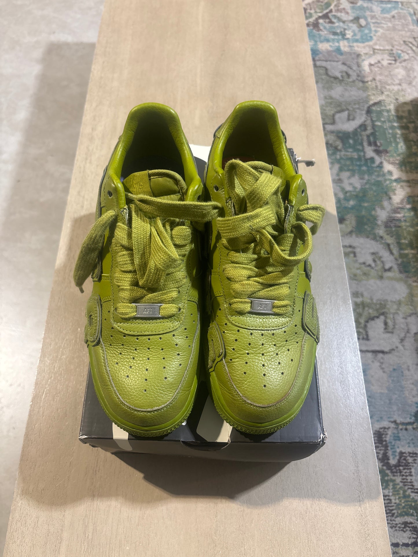 Nike Cpfm Air Force 1 Moss Used Sz 8