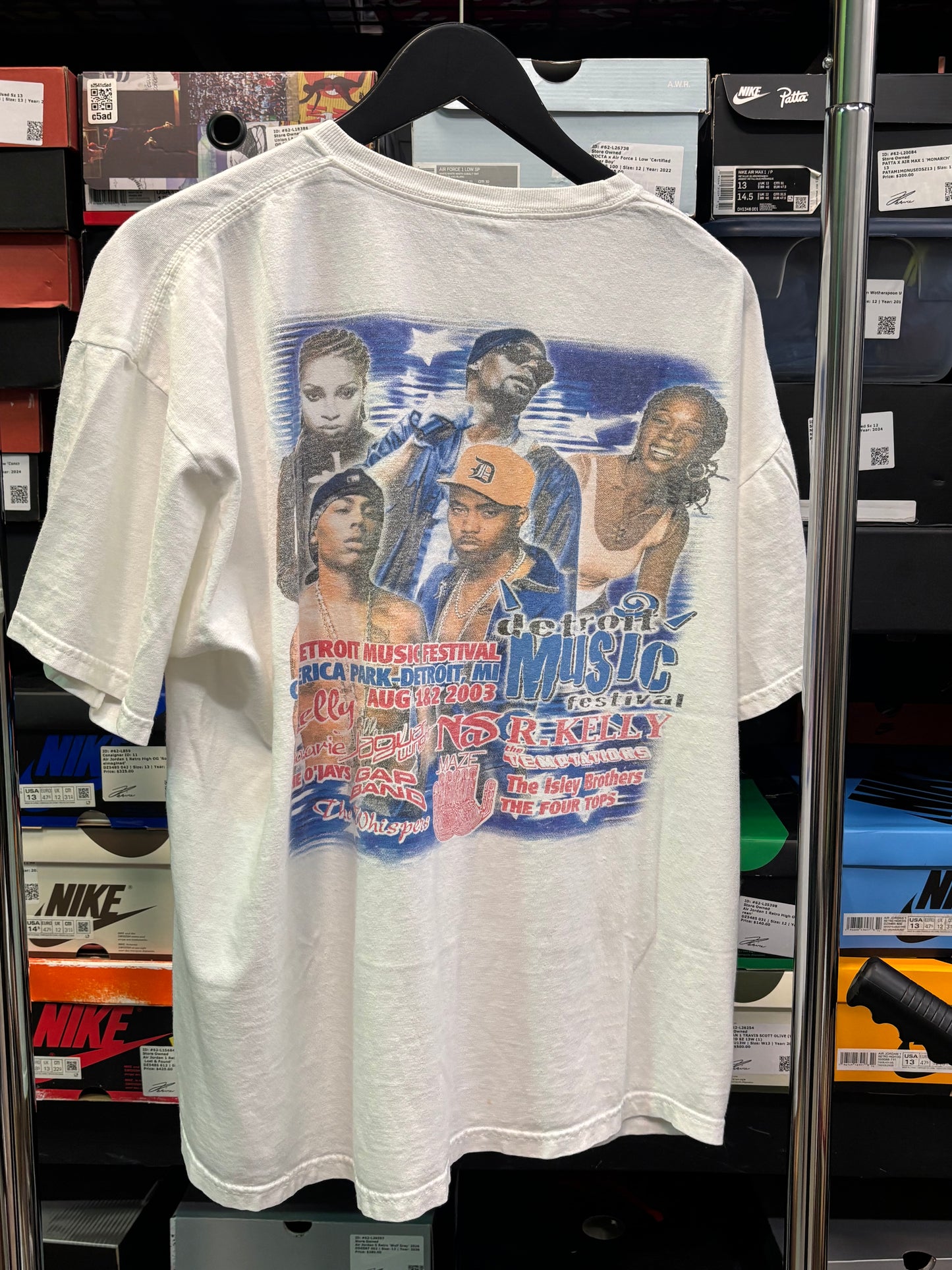 Vintage Detroit Music Festival Tee Sz XL