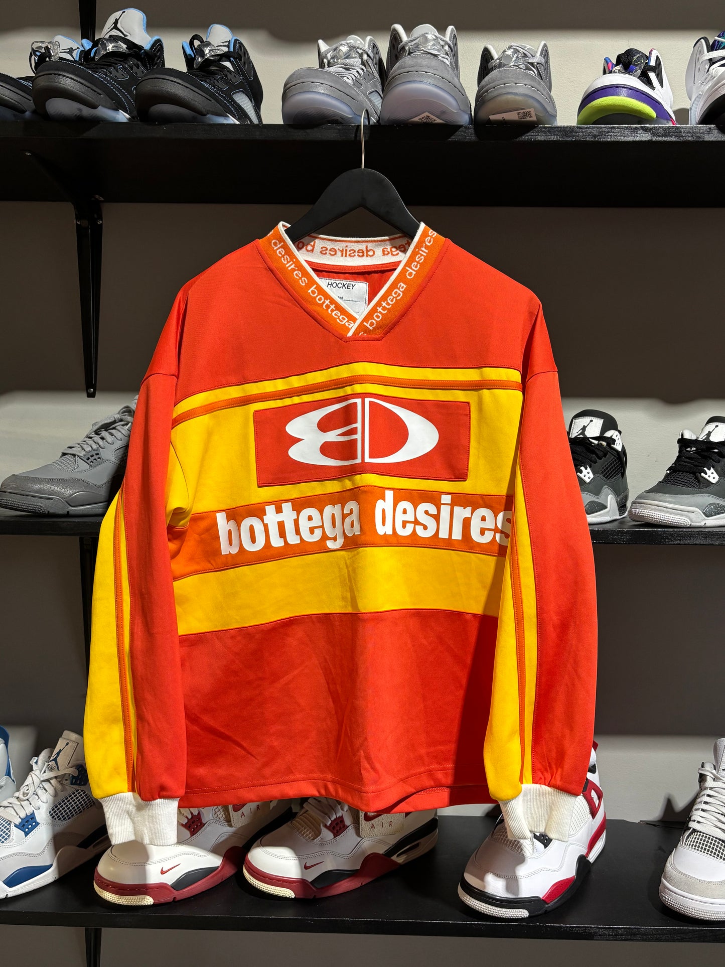 Bottega Desires Orange/Yellow Hockey Longsleeve