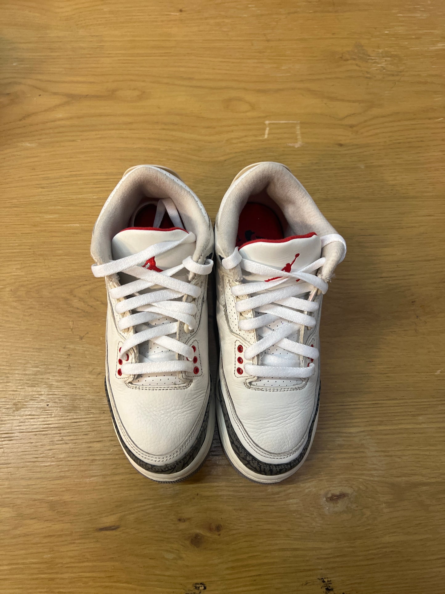 Jordan3 white cement used6Y
