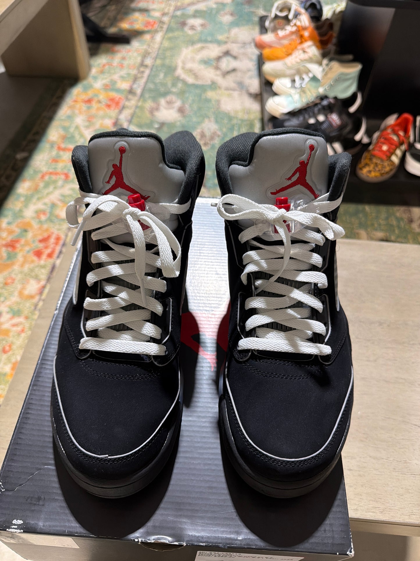 Jordan 5 metallic used sz 8.5