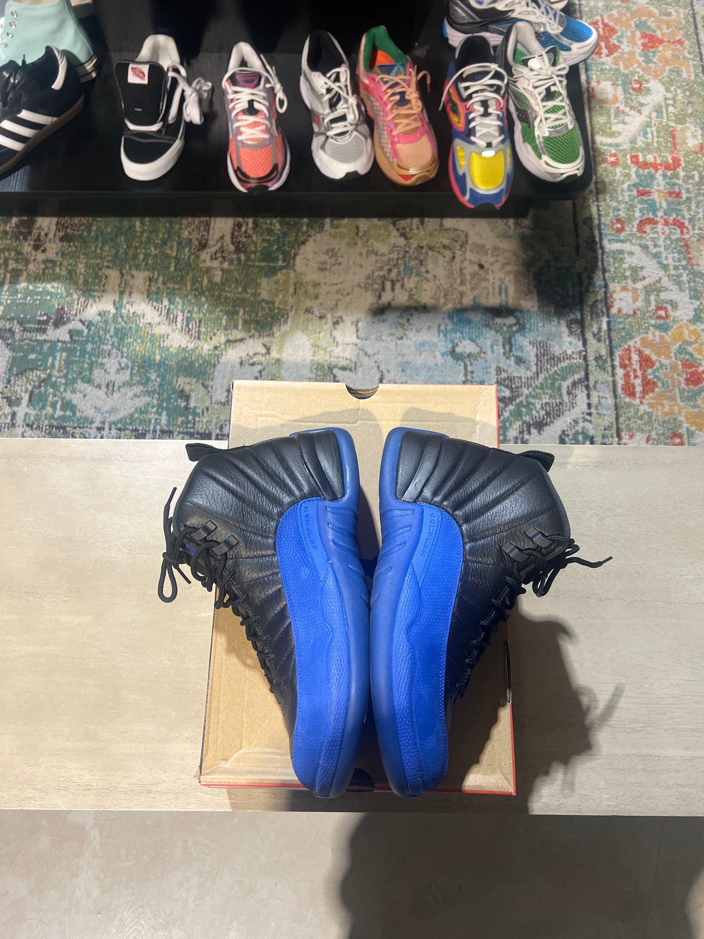 Jordan 12 black game royal used sz 9