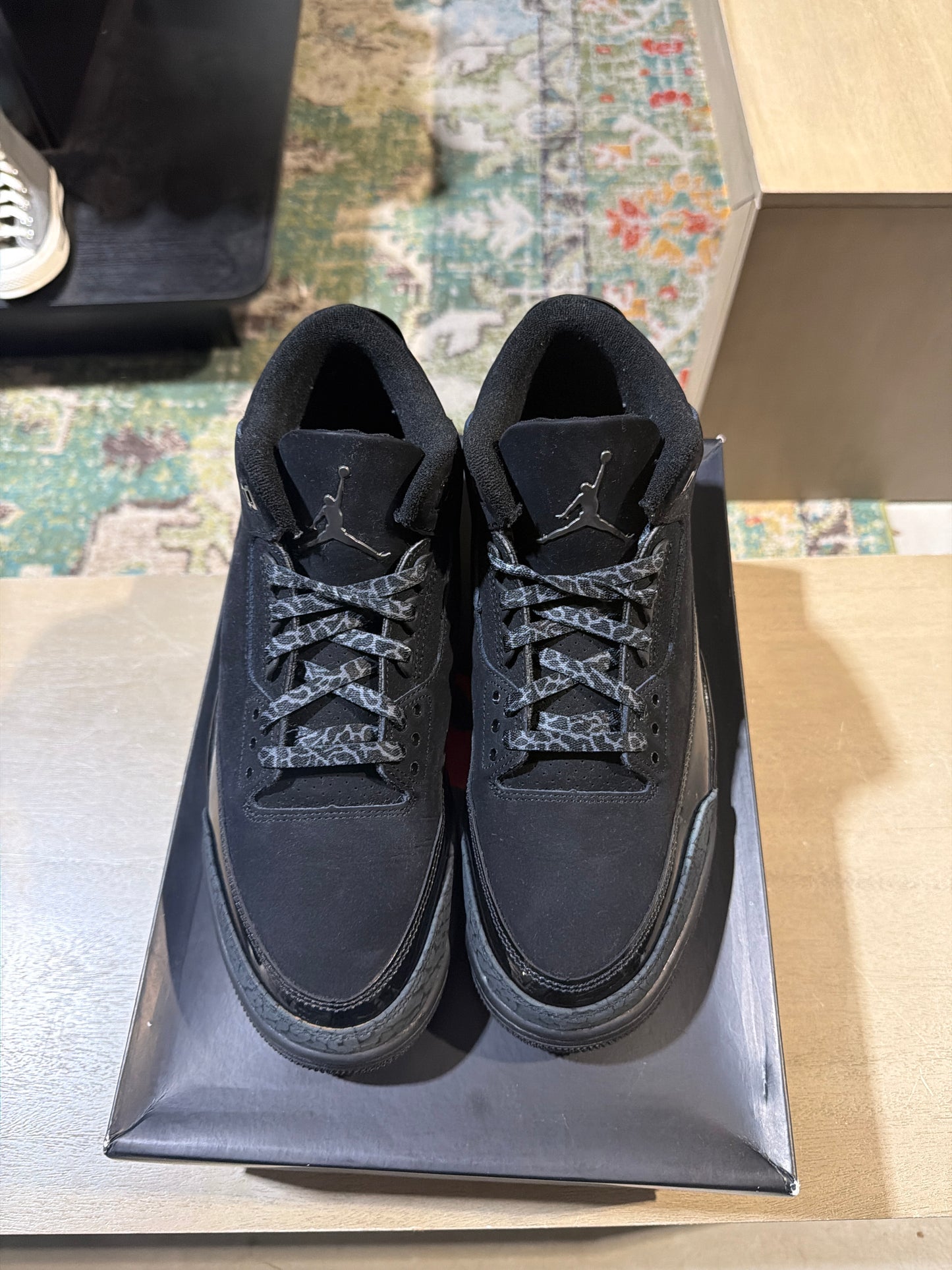 Jordan 3 Black Cat Used Sz 11