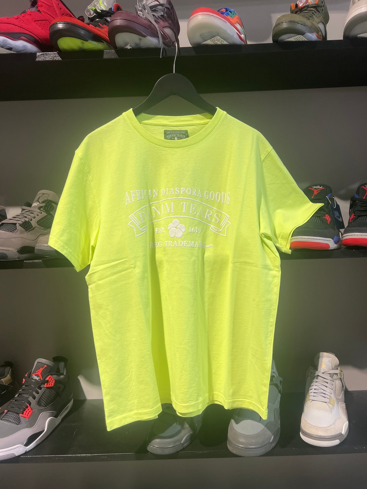 Denim tears ADG Tee Lime