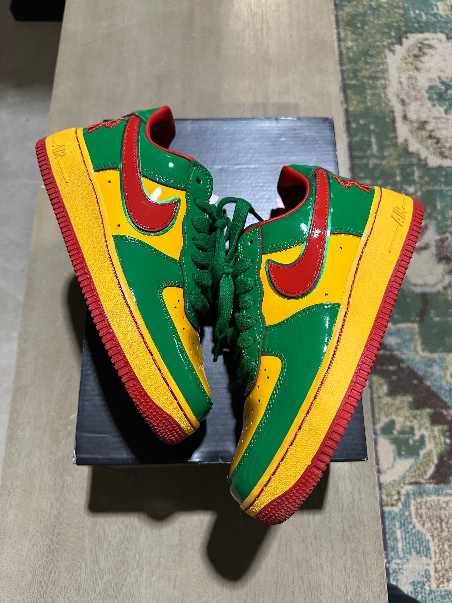 Concrete AF1 Lucky Green Used Sz 6 NB