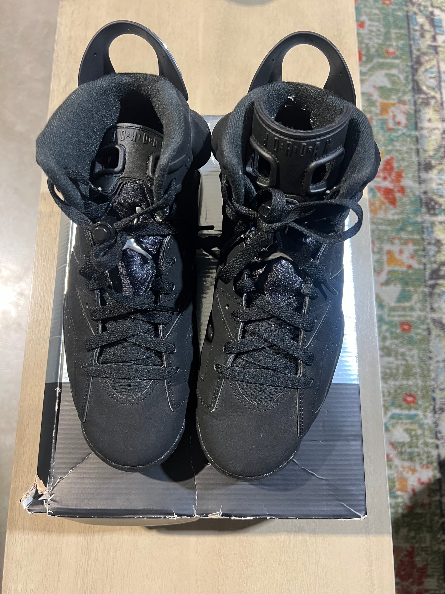 AIR JORDAN 6 retro chrome used sz 7.5