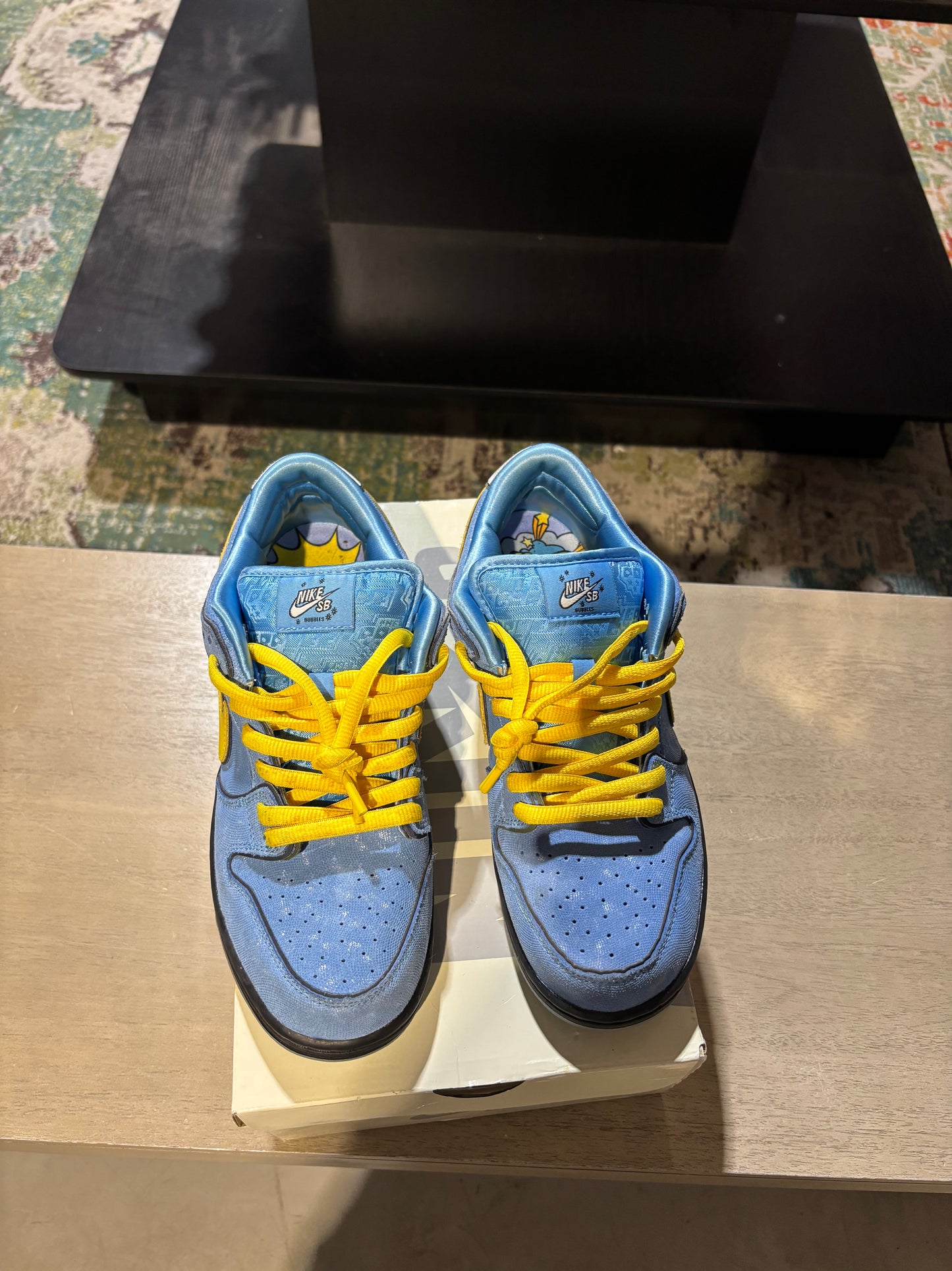 Nike Powerpuff Girls Bubbles Sb Dunks Used 8