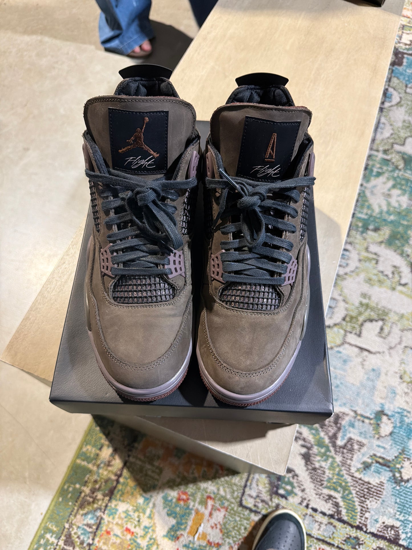 Jordan 4 A Ma Brown 4s Used Sz 10