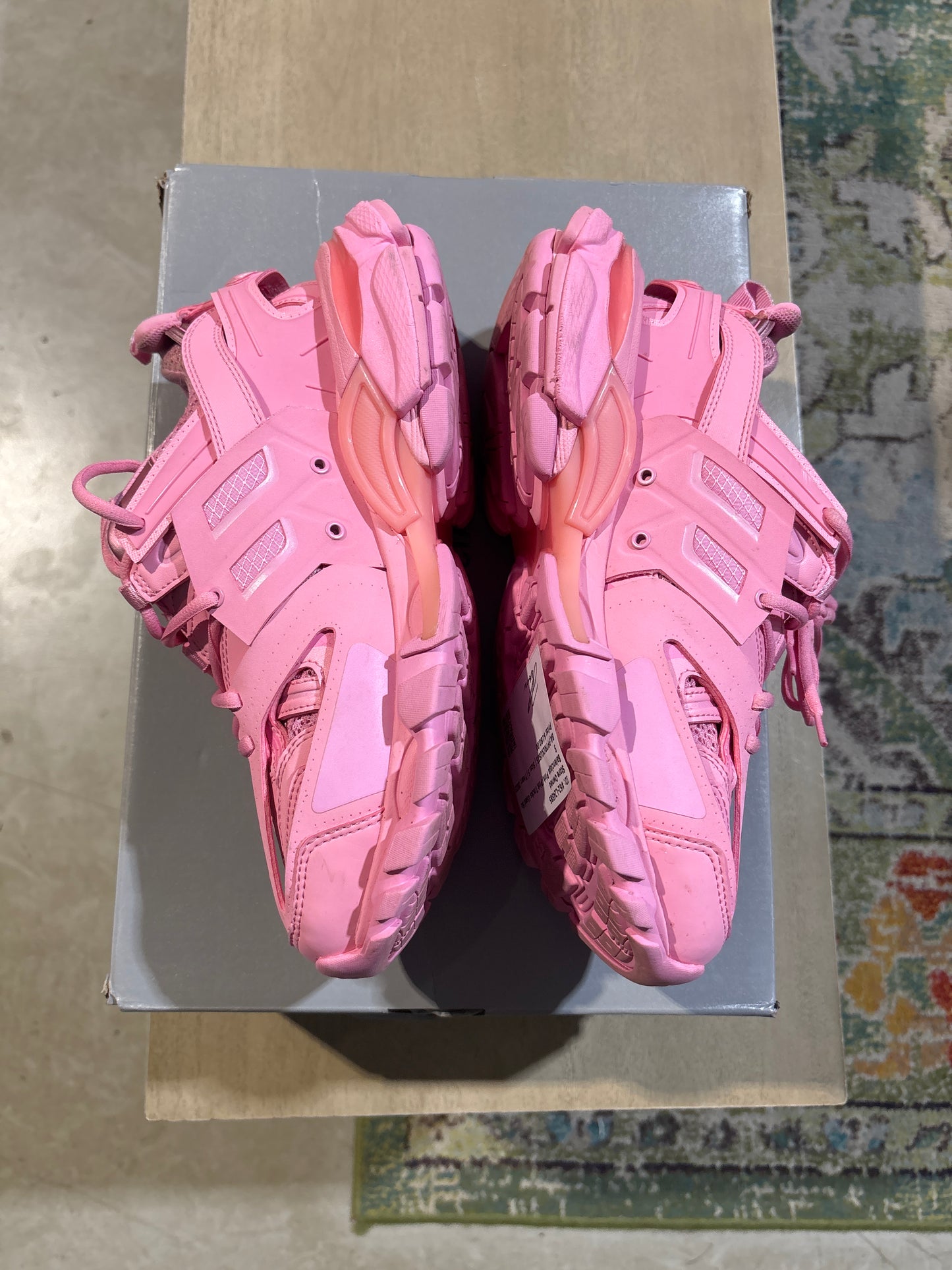 Balenciaga Pink/Pink Tracks Used Sz 5