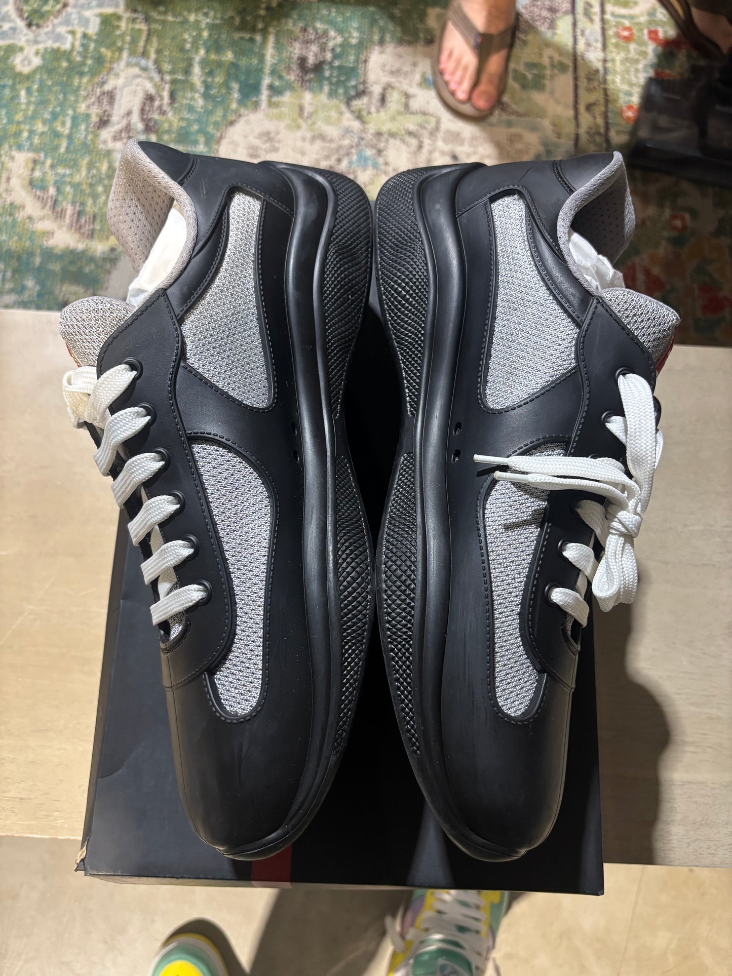 Prada Cup Black Rubber Used Sz 13