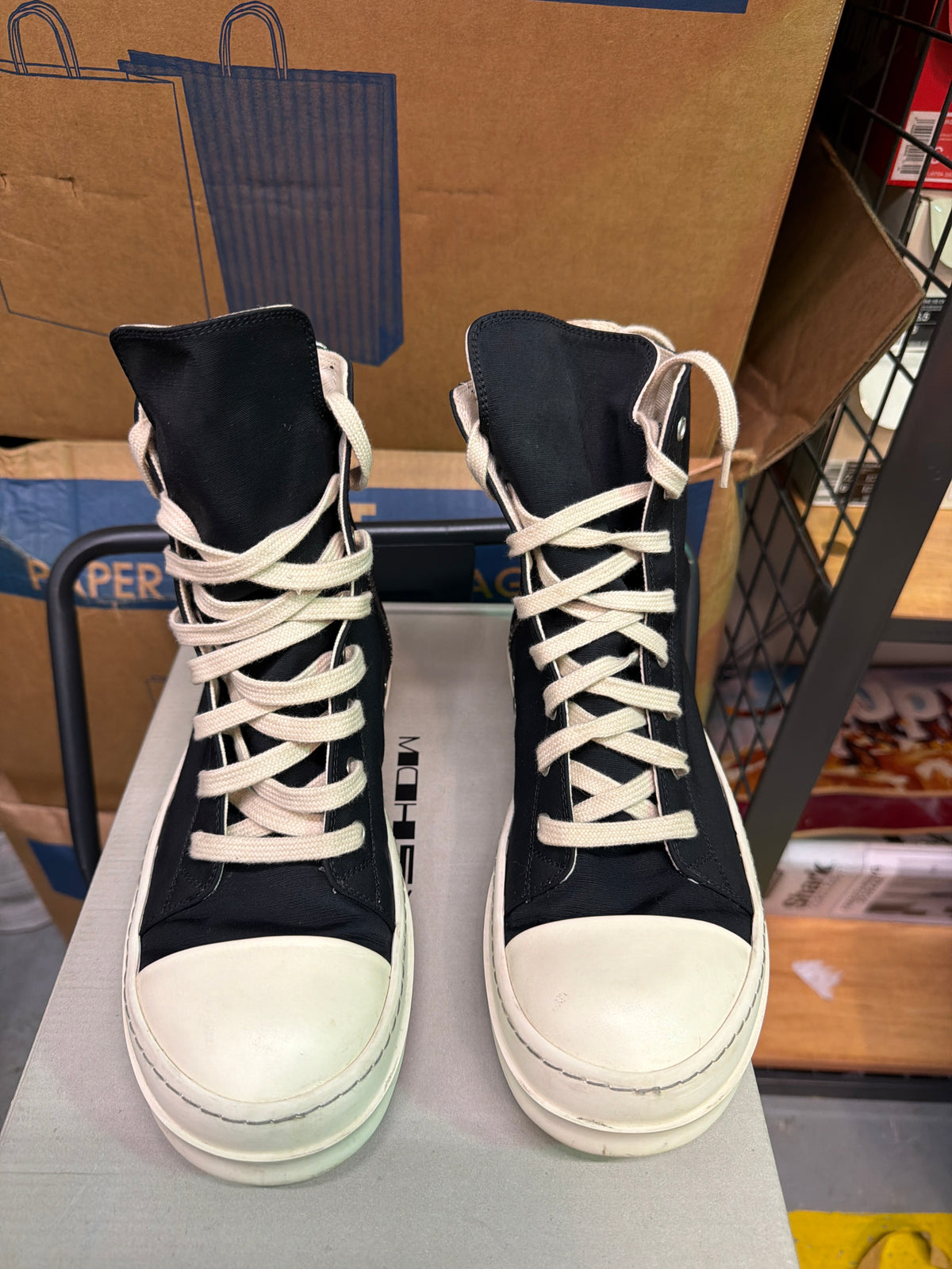 Rick Owen’s Ramone High Penta Used Sz 6
