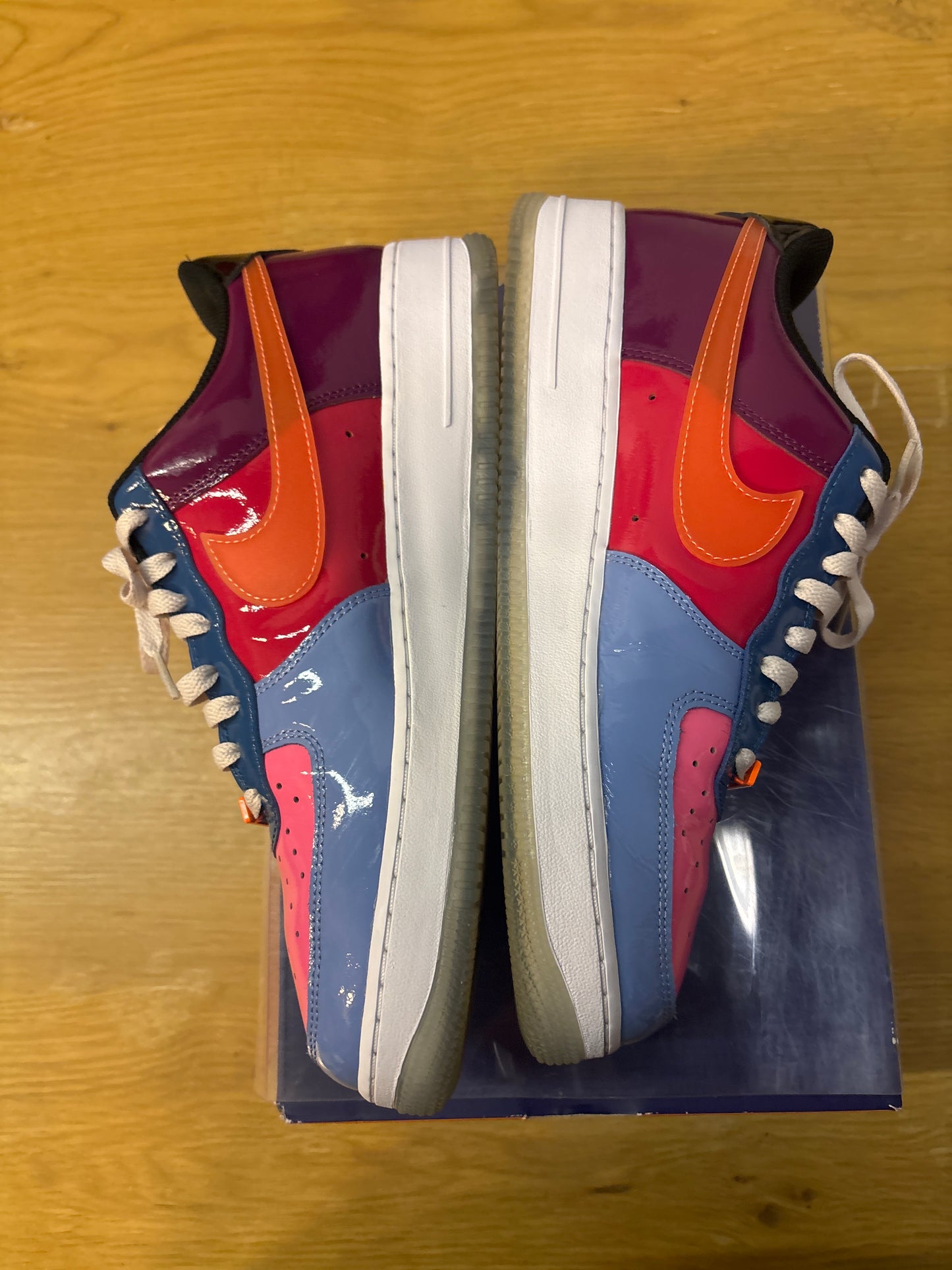 NIKE AF1  UNDFTD TOTAL ORANGE USED SZ 11