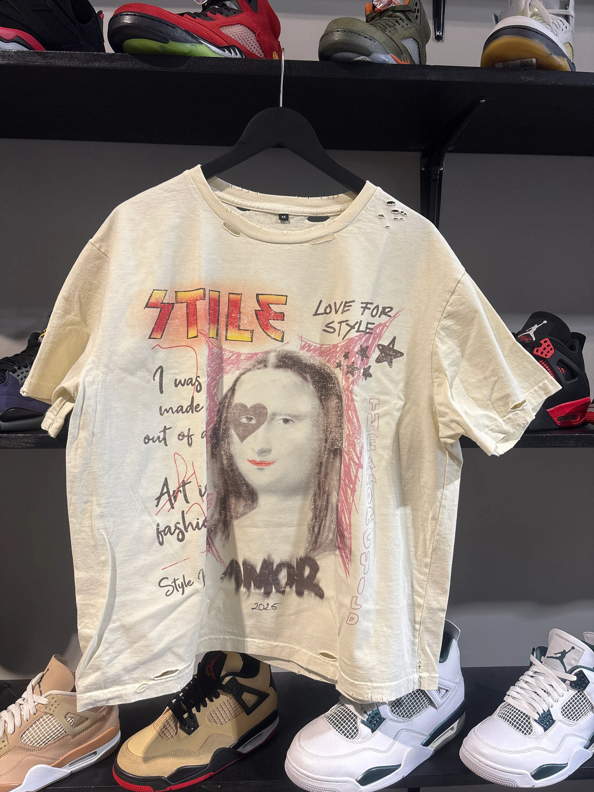 Stile Amor Cream Monalisa Tee
