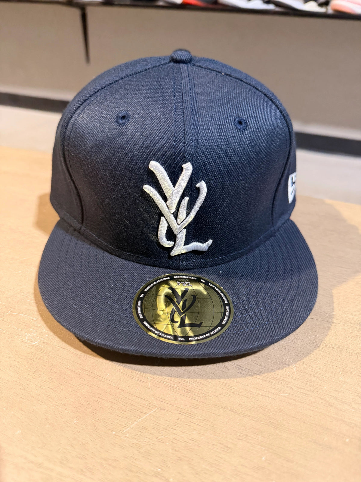 Yvl Fitted Hat Navy/White