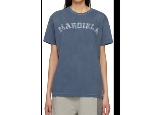Maison Margiela collegiate blue tee