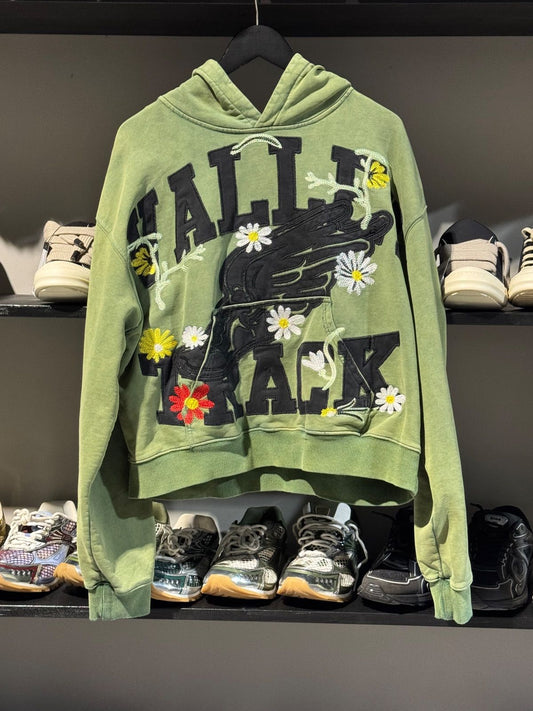 Vale Valley Track Olive Hoodie