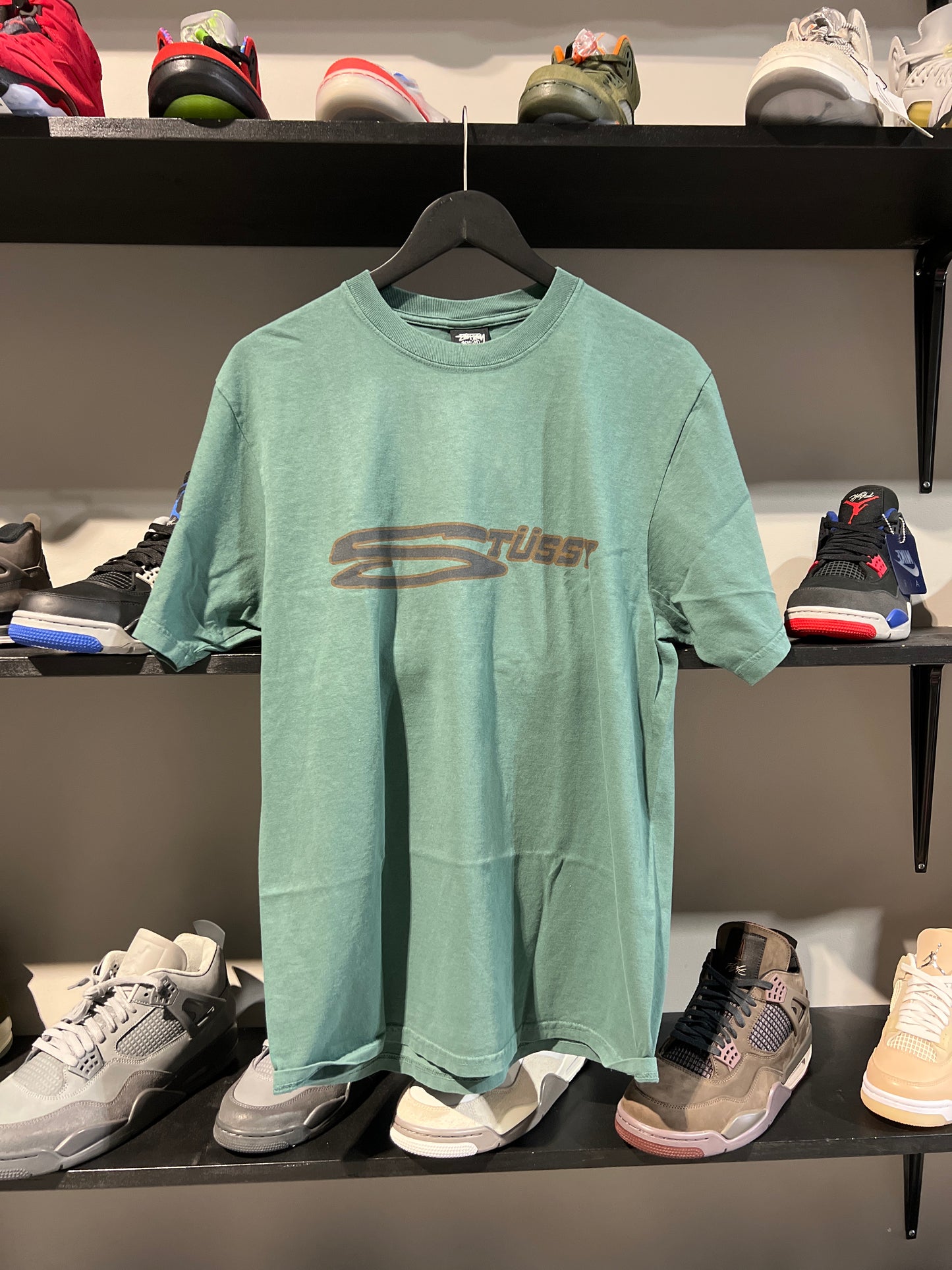 Stussy stretch tee green