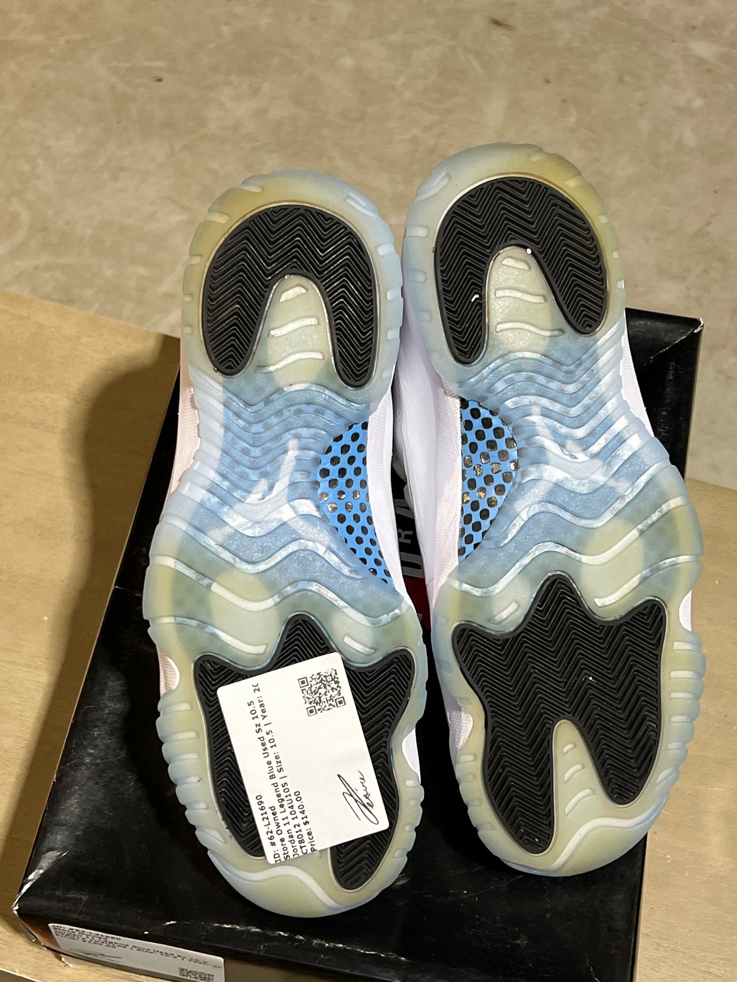 Jordan 11 Legend Blue Used Sz 10.5