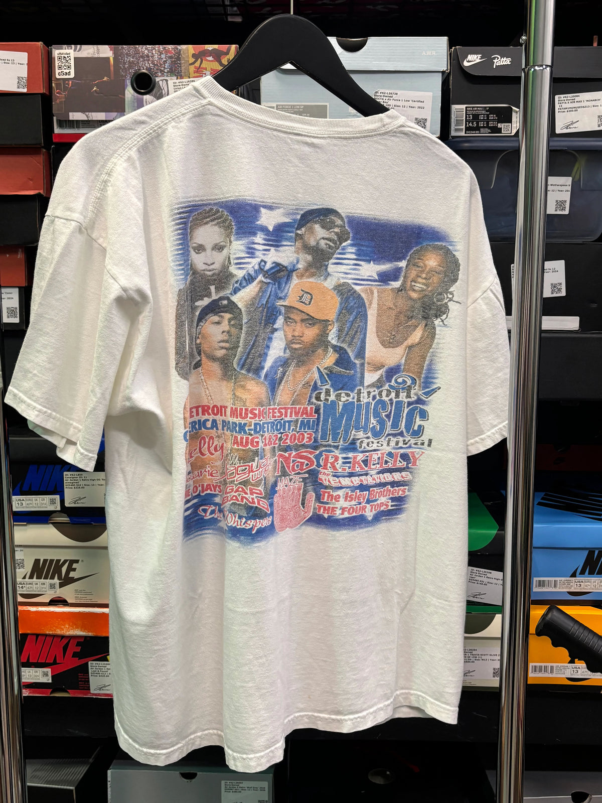 Vintage Detroit Music Festival Tee Sz Xl - Pre-Owned
