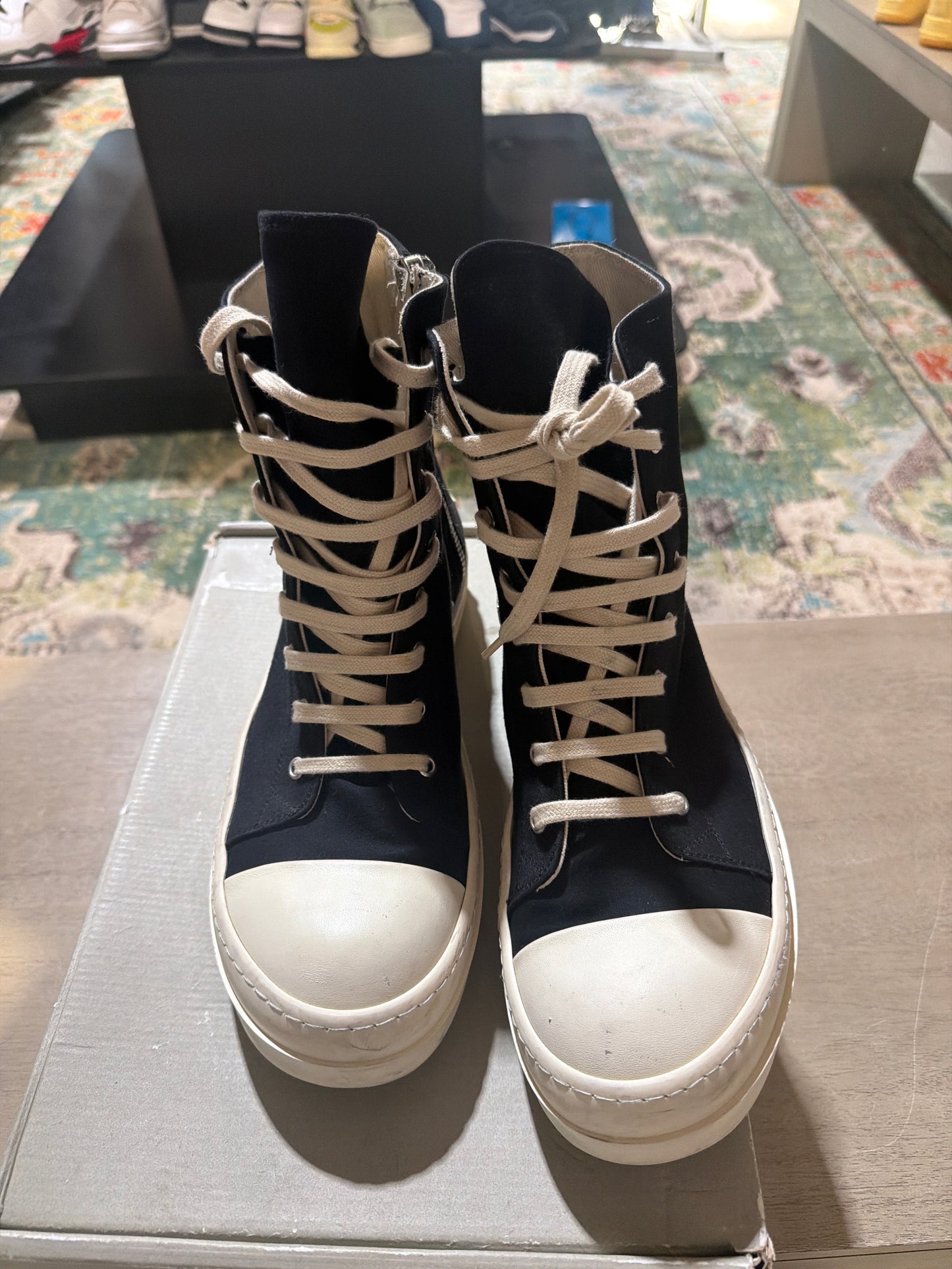 Rick Owens Drkshdw Ramones High Used Sz 10