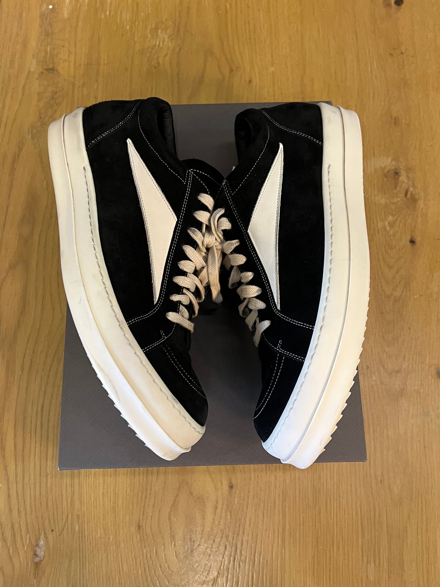 Rick Owens Luxor Vintage Low Milk Black