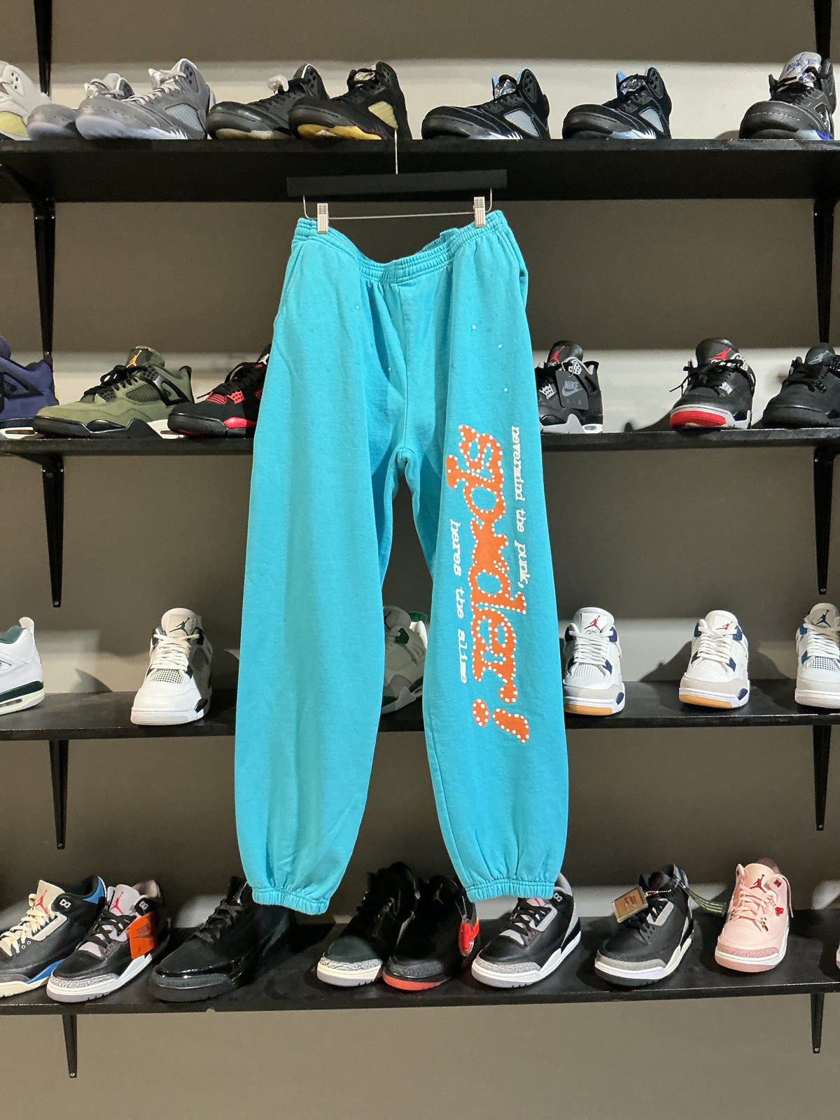 Sp5der Blue/Orange Sweats Sz Xl - Pre-Owned
