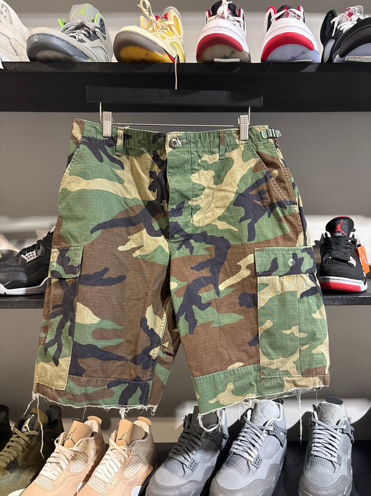 vintage army camo shorts 1