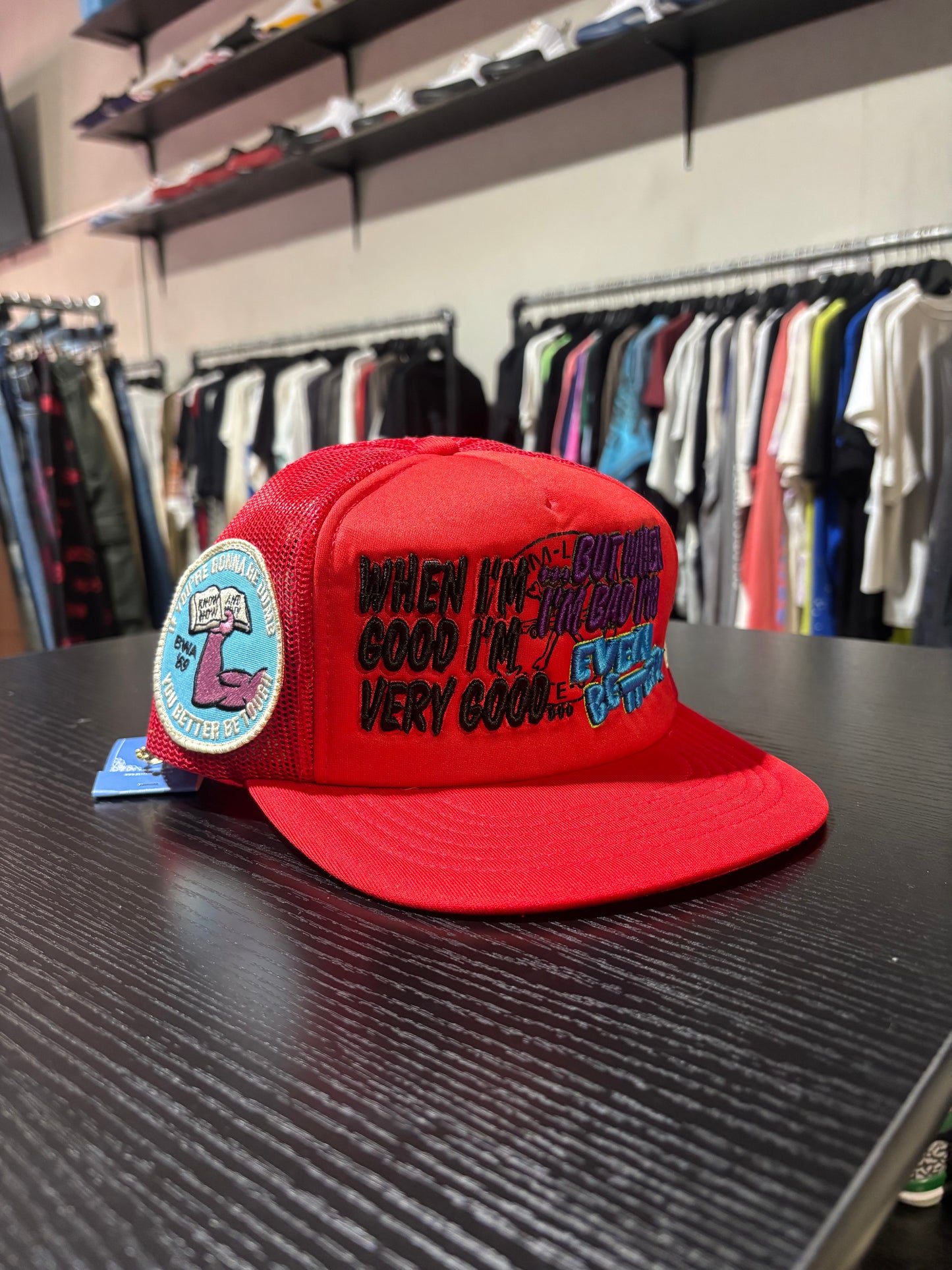 BWA VINTAGE HAT Red Even Better