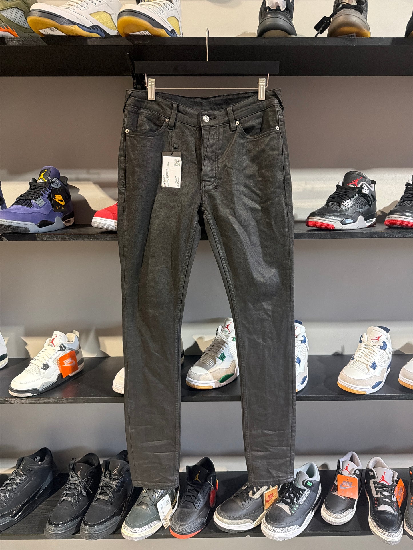Ksubi jeans black waxed