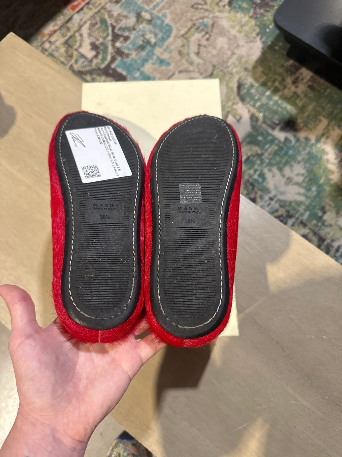 Marni Fussbett Sabot Slide Used 5.5 - Pre-Owned
