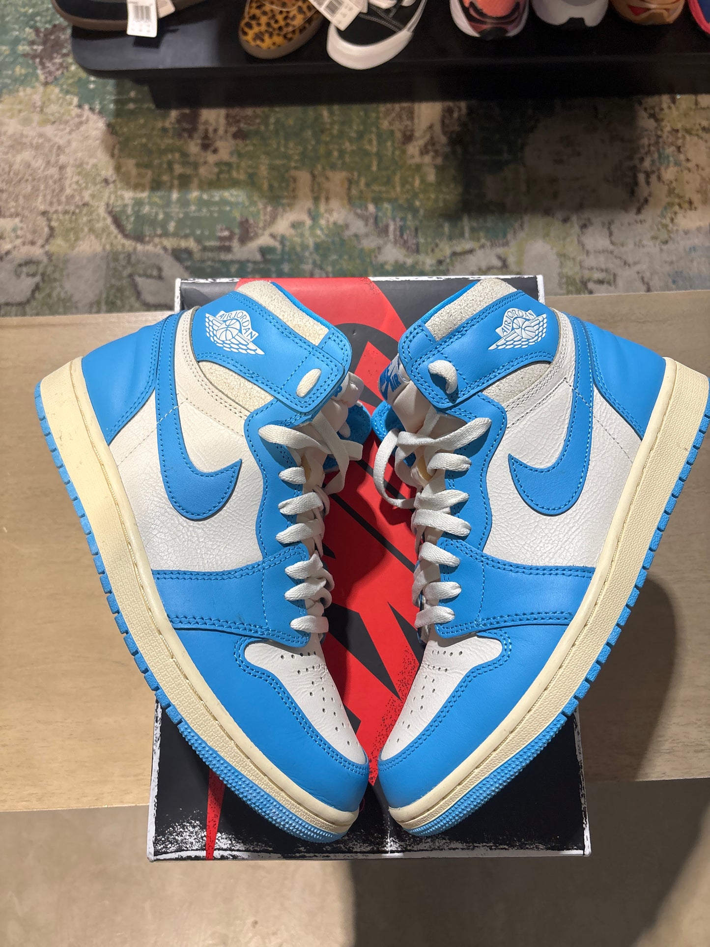 Jordan 1 UNC Reimagined Used Sz 9.5