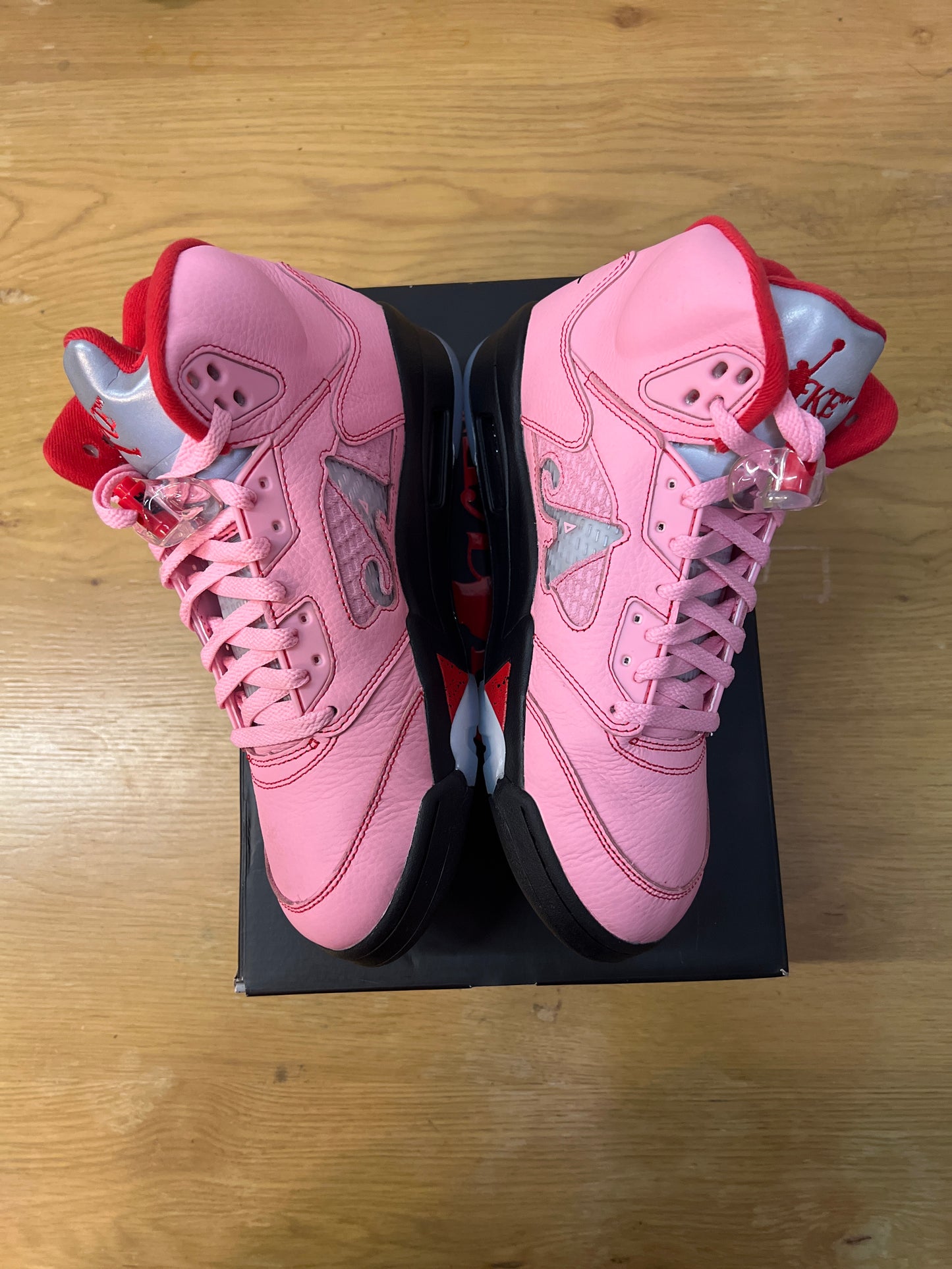 Air Jordan 5 Retro Awake Artic Pink Used Sz 9