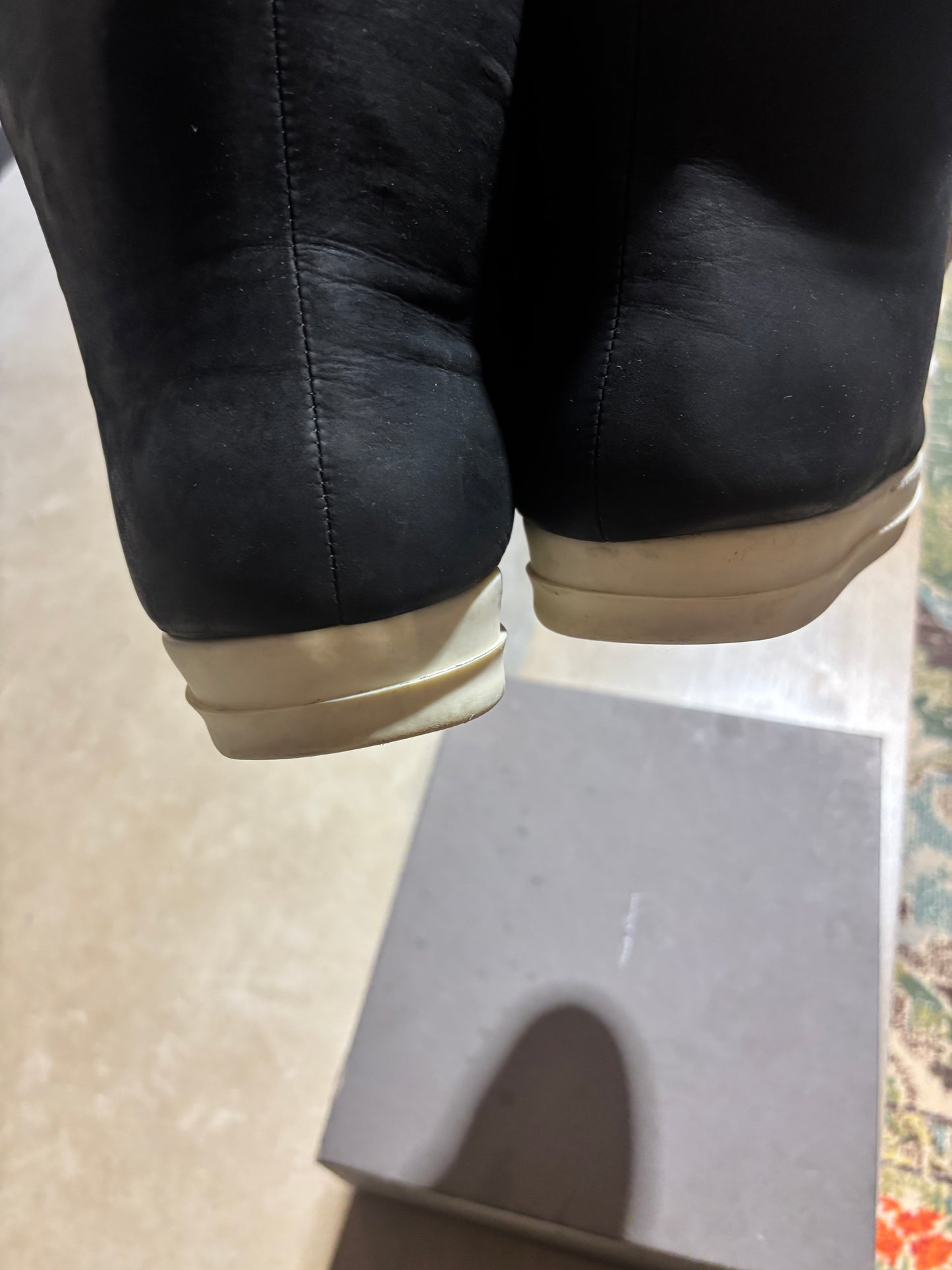 Rick Owens Jumbo Lace Puffer Ramone Used Sz 12