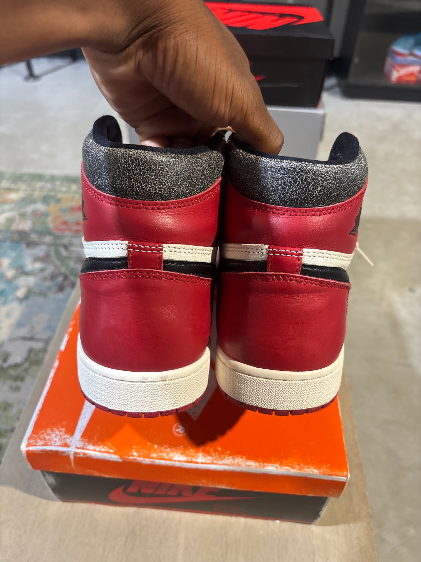 Jordan 1 lost and found used sz 11.5