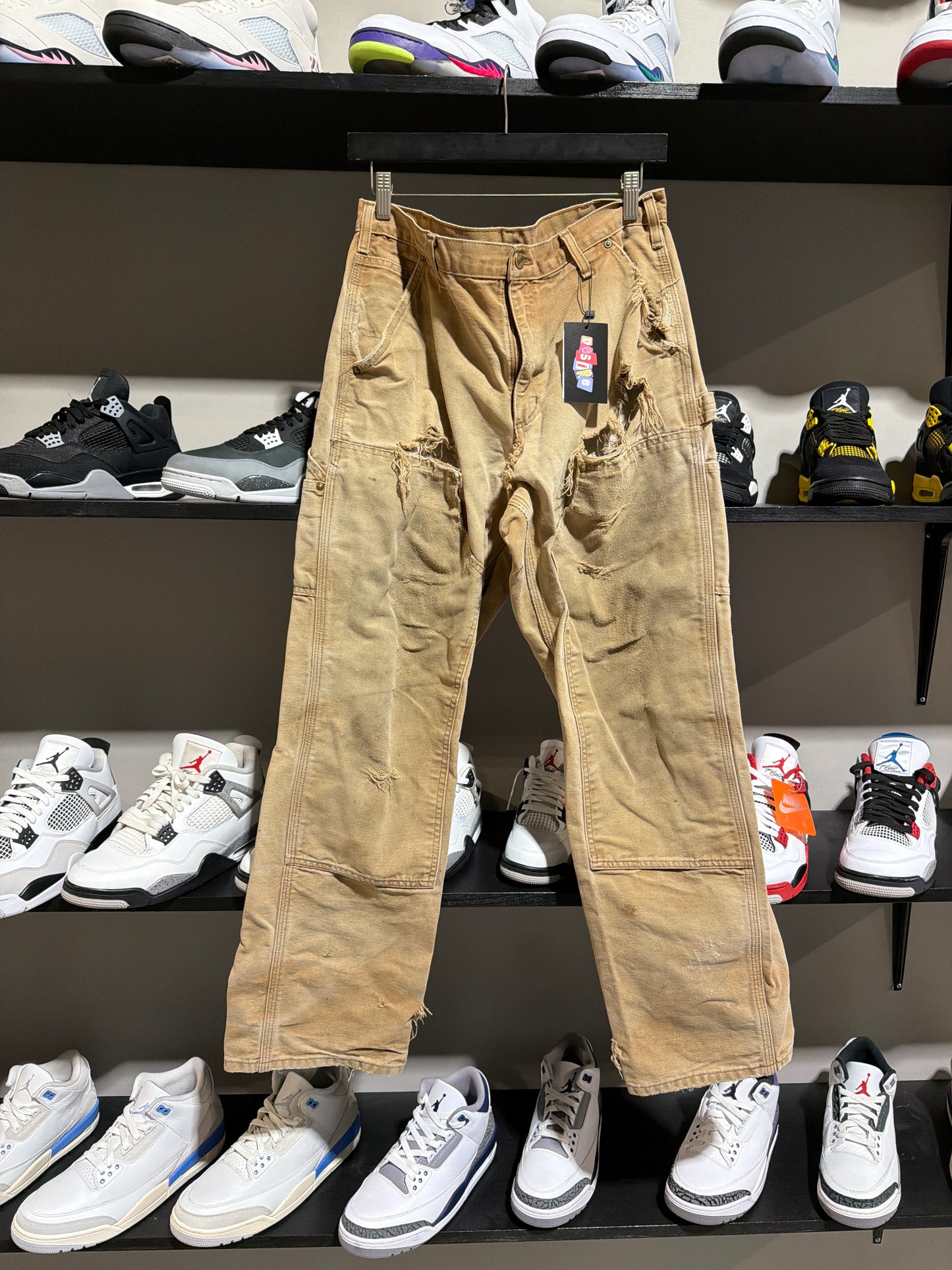 Carhartt Distressed Double Knee SZ 32