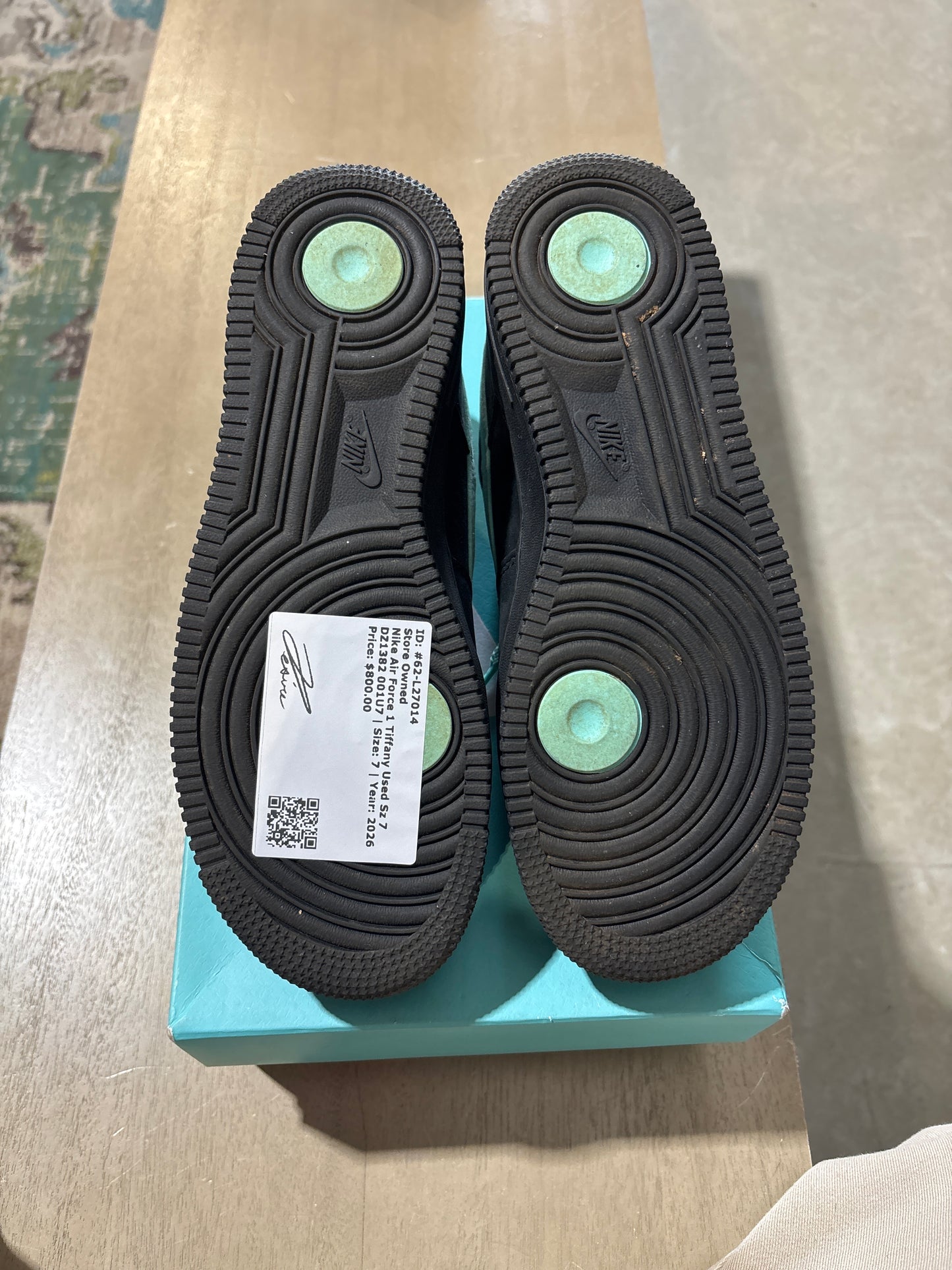 Nike Air Force 1 Tiffany Used Sz 7