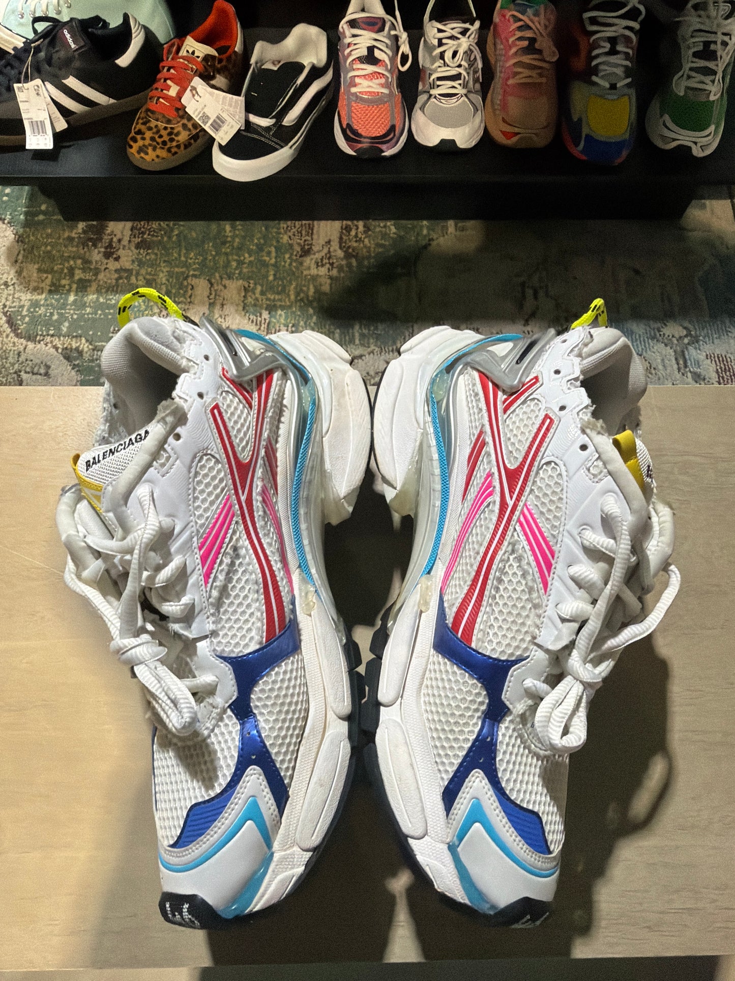 Balenciaga Runner Multi Color Used Sz 13 NB