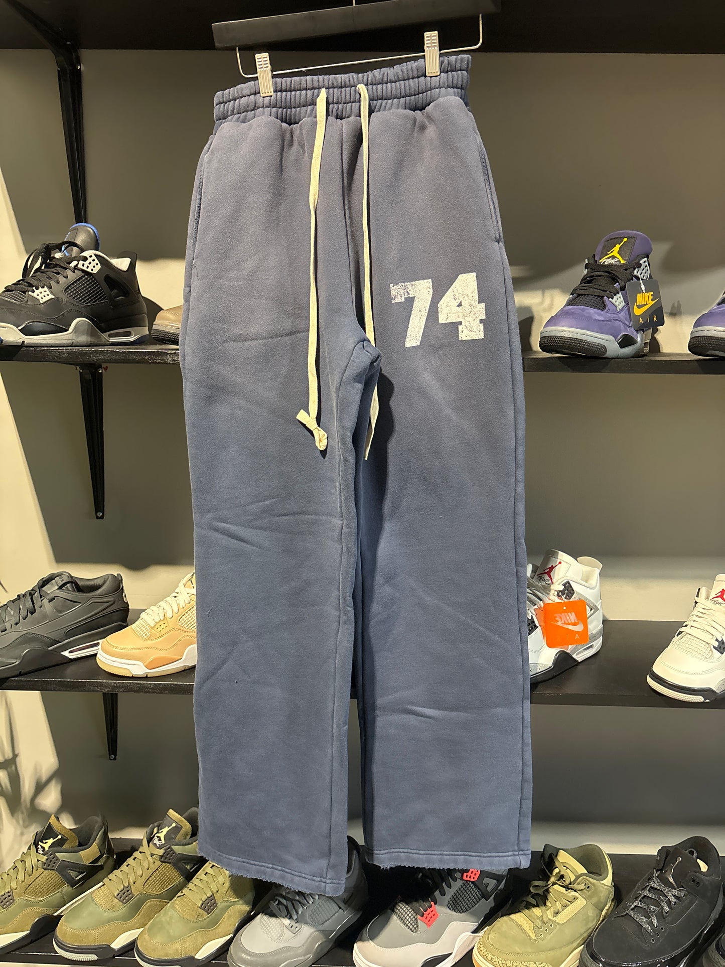 74 IS WAR BLUE COLLEGIATE SWEATPANTS