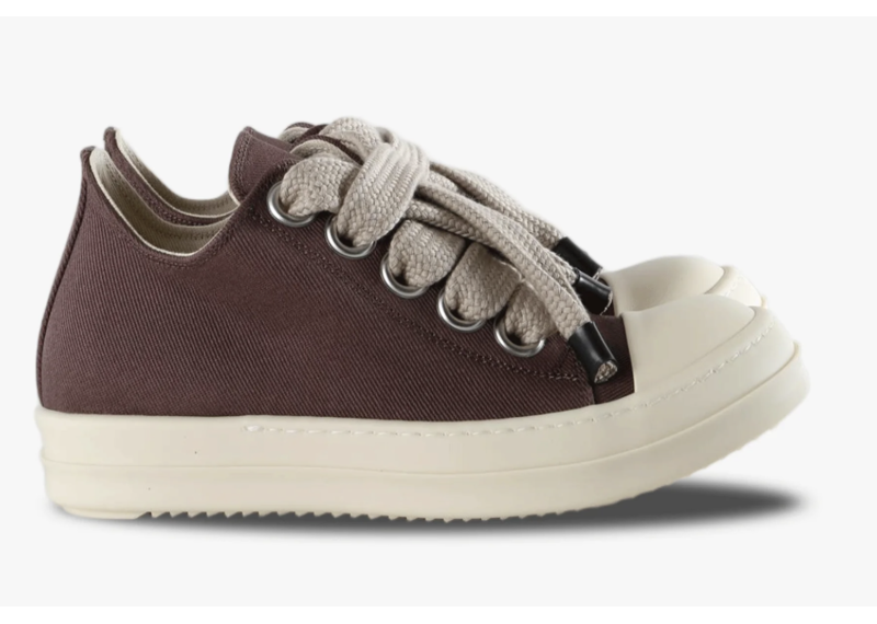 Rick Owens DRKSHDW Jumbolace Low Sneak Denim Grape