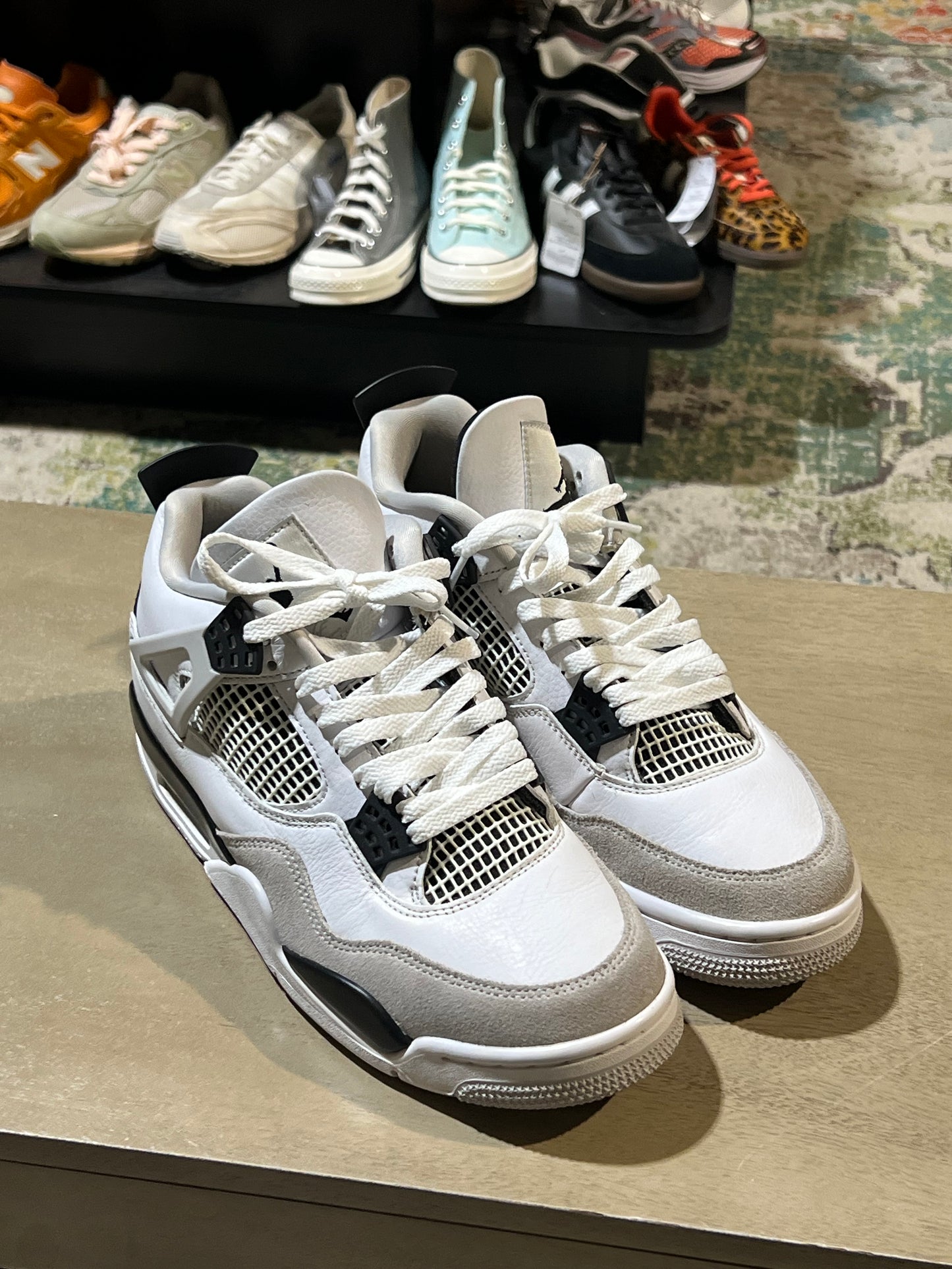 Jordan 4 Military Black Used Sz 9 NB