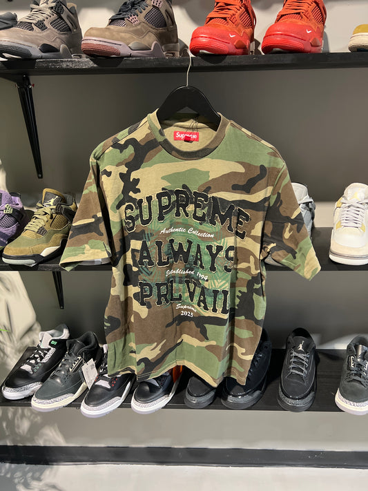 Supreme Always Prevail Camo Tee