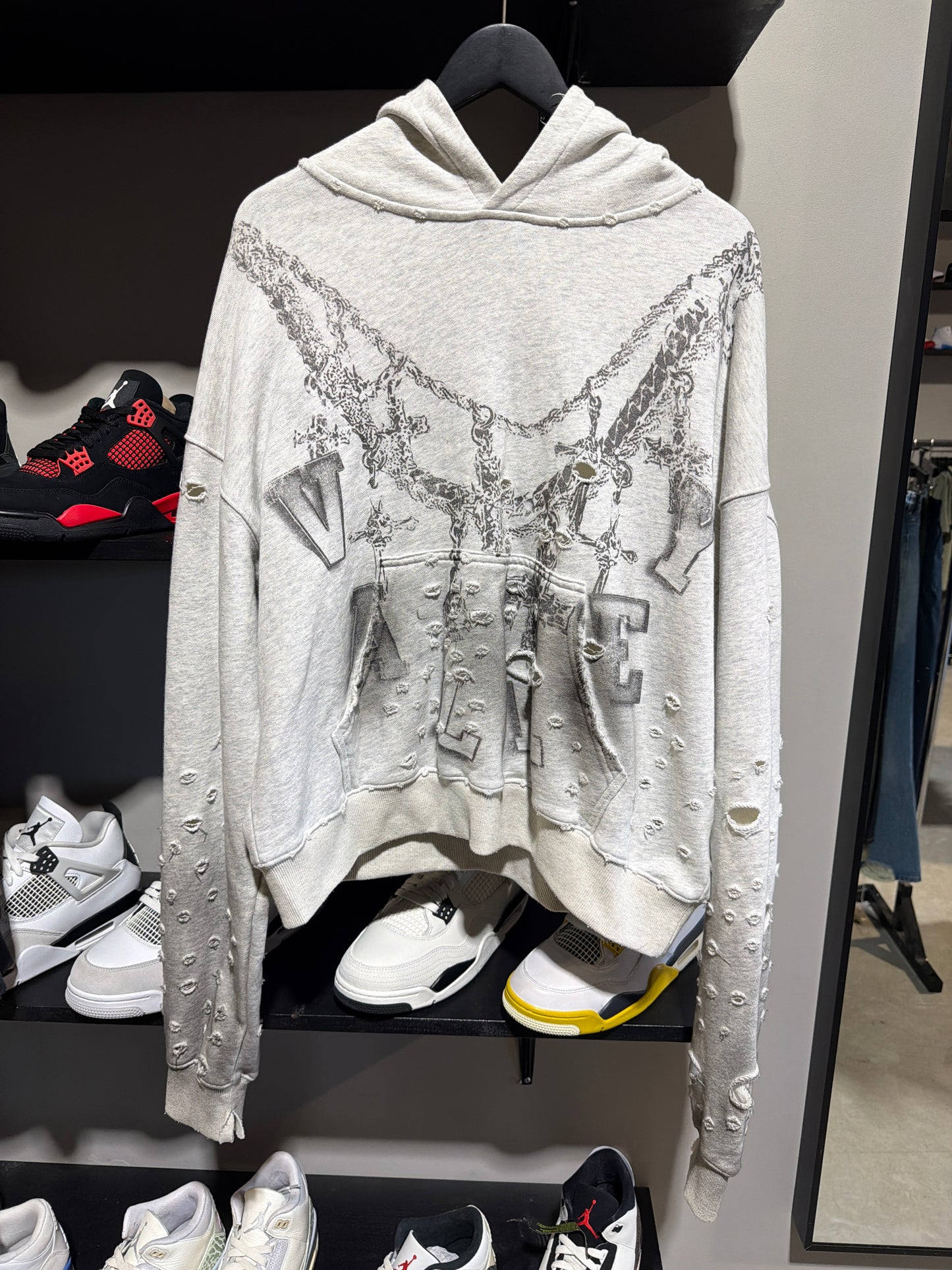 Vale Valley Grey Chains Hoodie