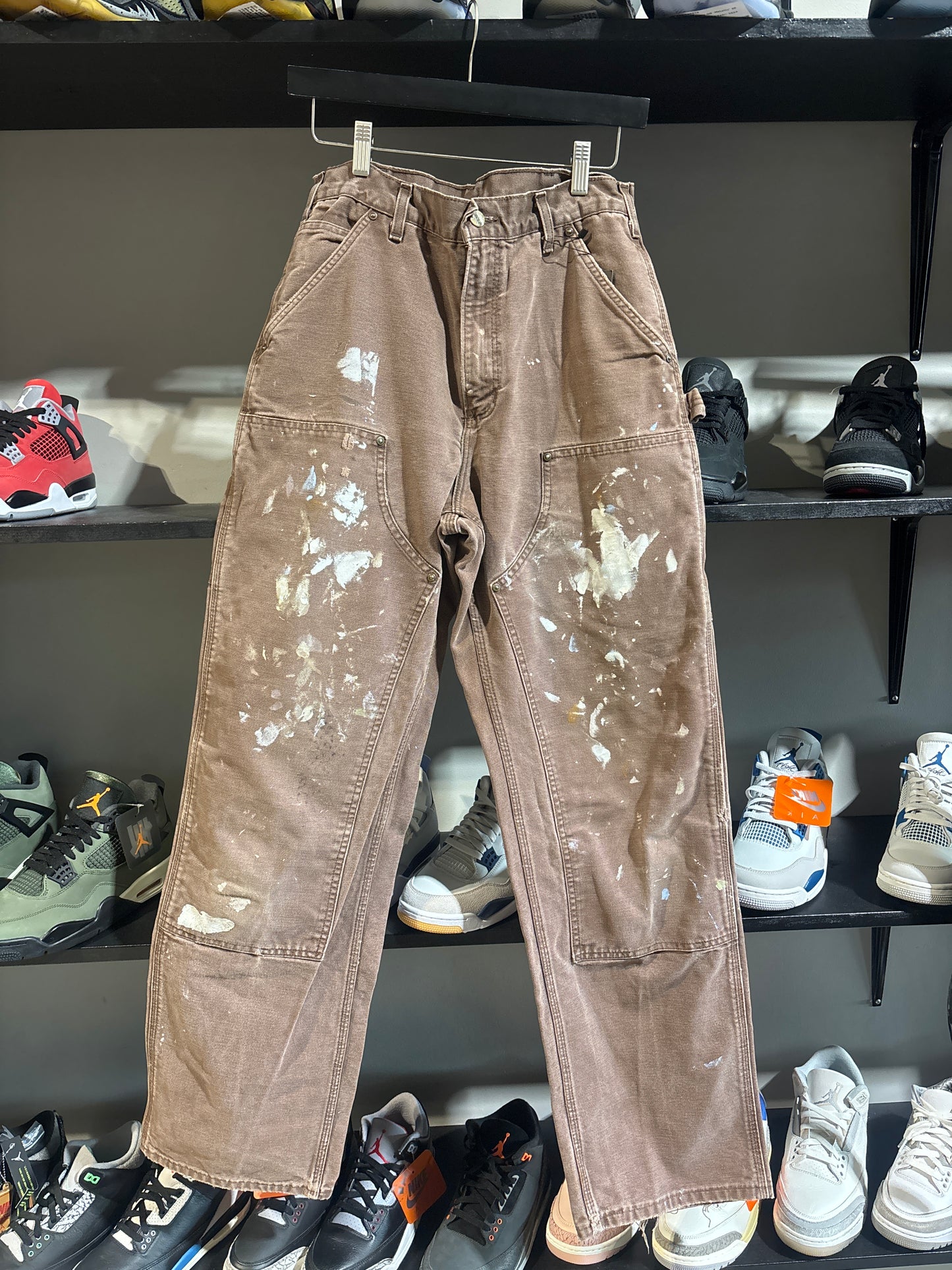 Vintage Carhartt Brown Painter Double Knees Sz32