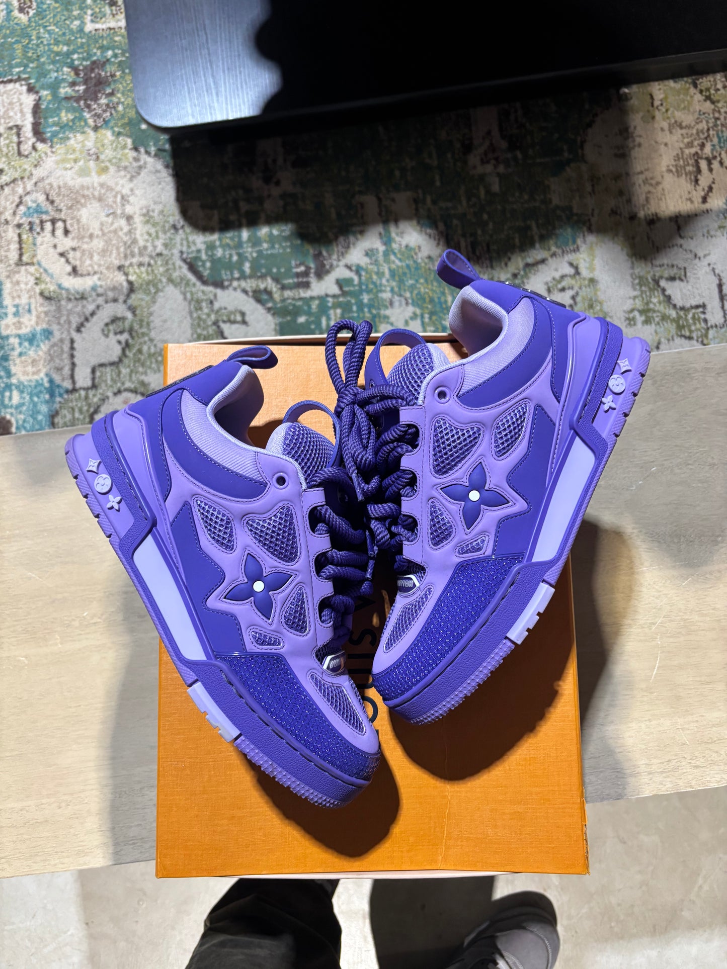 Lv Skate Purple/Purple Used Sz 6.5