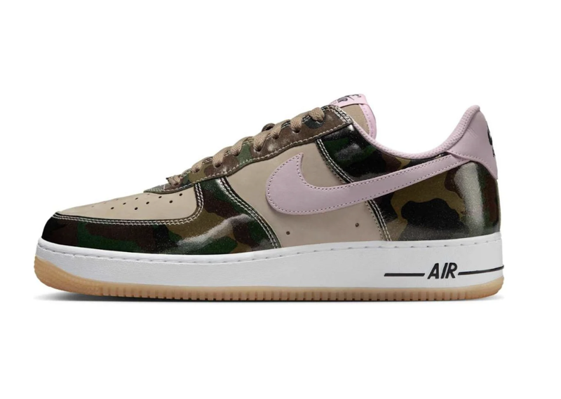Nike Air Force 1 Low Patent Camo Pink