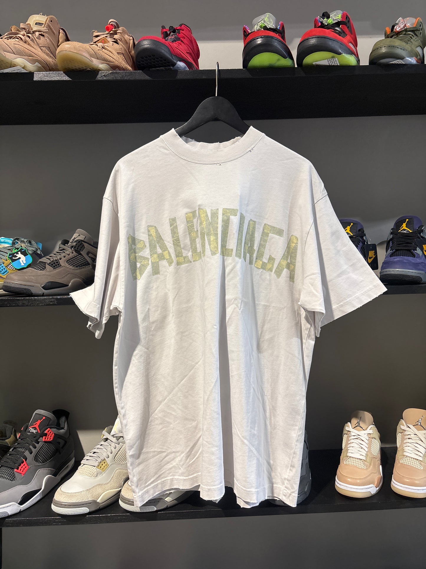 Balenciaga Tape White Tee